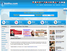 Tablet Screenshot of biztha.com